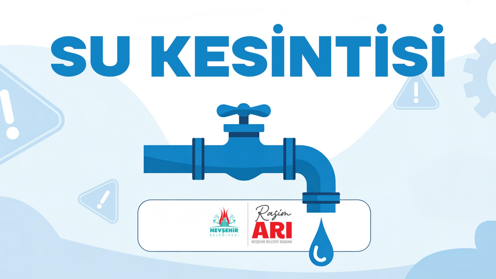 Yaşanan Arıza Sebebiyle İl Genelinde Su Kesintisi Yaşanıyor